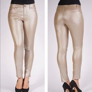 Liverpool Khaki Silver Abby Skinny Jeans - Size 14 NWT